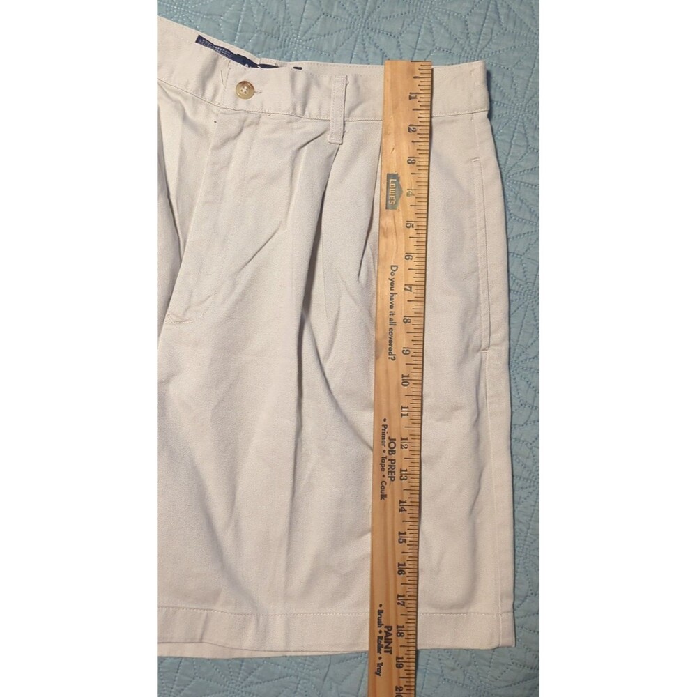 Ralph Lauren Polo Sport VTG 90s Khaki Pleated Chino Shorts Womens Sz 10 Made USA - Picture 9 of 9